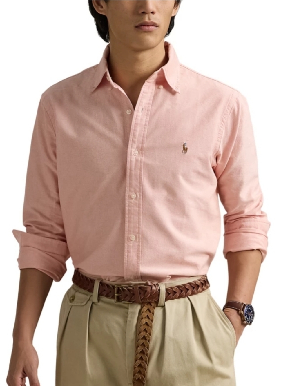 🐎Polo by Ralph Lauren Men's Button-Down YARMOUTH 100% Cotton. Y2K Preppycore⛳️ - Picture 6 of 12